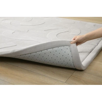 HAKUNA MATTE Mata piankowa dla dzieci Szary dywan do pokoju dziecięcego Łuki 3D CloudRise Play Mat 200 x 150 cm
