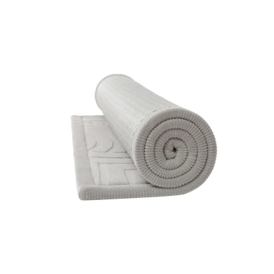 HAKUNA MATTE Mata piankowa dla dzieci Szary dywan do pokoju dziecięcego Fale 3D CloudRise Play Mat 200 x 150 cm