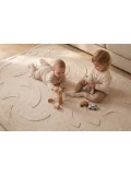HAKUNA MATTE Mata piankowa dla dzieci Beżowy dywan do pokoju dziecięcego Łuki 3D CloudRise Play Mat 200 x 150 cm