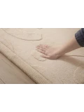 HAKUNA MATTE Mata piankowa dla dzieci Beżowy dywan do pokoju dziecięcego Łuki 3D CloudRise Play Mat 200 x 150 cm