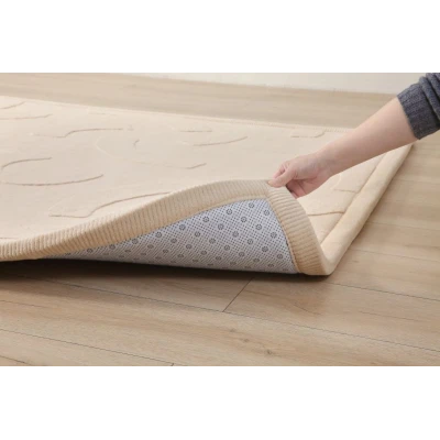 HAKUNA MATTE Mata piankowa dla dzieci Beżowy dywan do pokoju dziecięcego Łuki 3D CloudRise Play Mat 200 x 150 cm