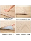 HAKUNA MATTE Mata piankowa dla dzieci Beżowy dywan do pokoju dziecięcego Łuki 3D CloudRise Play Mat 200 x 150 cm