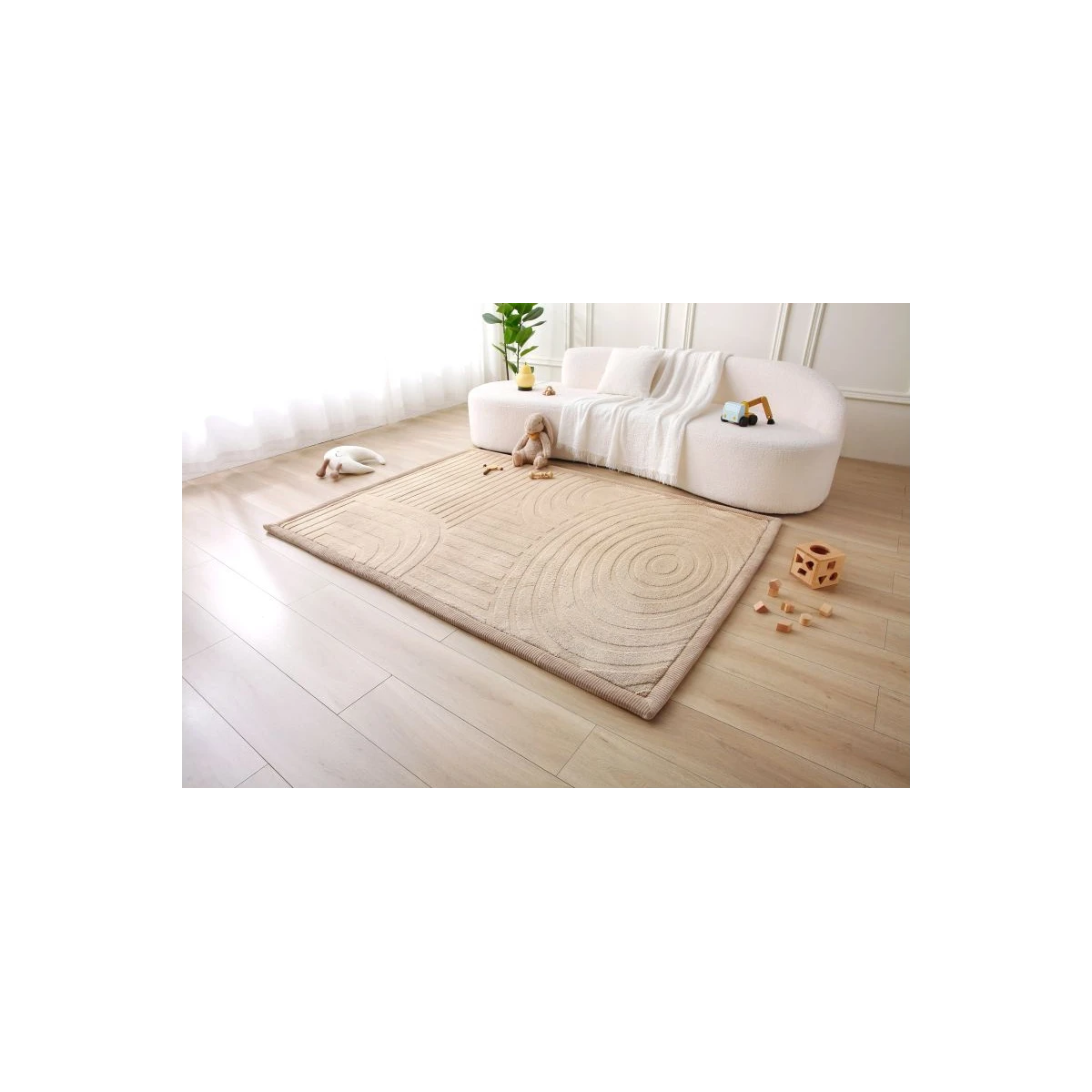 HAKUNA MATTE Mata piankowa dla dzieci Dywan do pokoju dziecięcego Łuki Cloud Play Mat 3D 280 x 200 cm