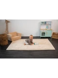 HAKUNA MATTE Mata piankowa dla dzieci Beżowy dywan do pokoju dziecięcego Łuki 3D Cloud Play Mat 200 x 150 cm