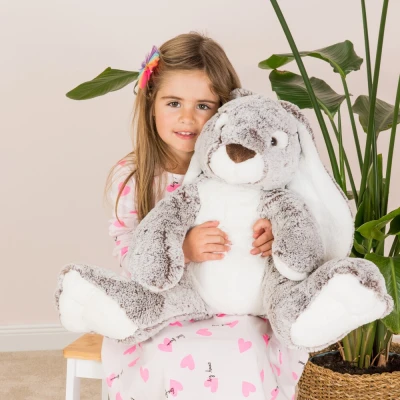 TEDDY HERMANN Maskotka Królik Wiotki 45 cm