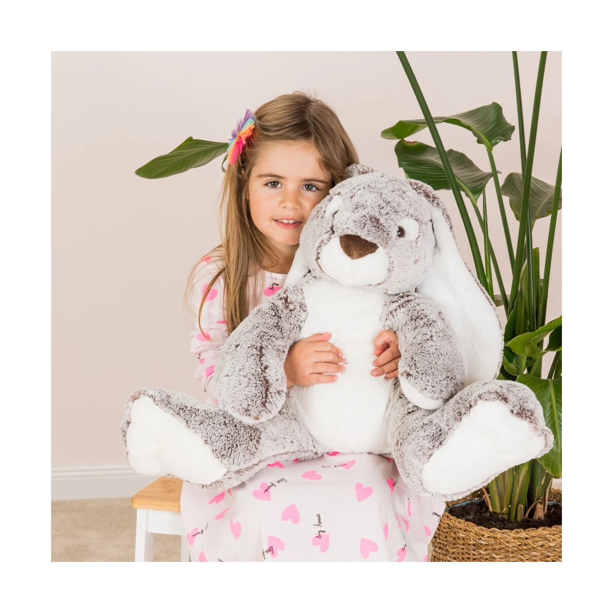 TEDDY HERMANN Maskotka Królik Wiotki 45 cm