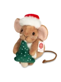 TEDDY HERMANN Świąteczna maskotka Mysz z Choinką 11 cm