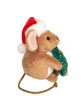 TEDDY HERMANN Świąteczna maskotka Mysz z Choinką 11 cm