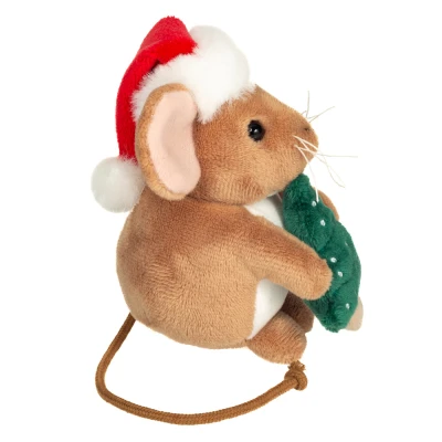 TEDDY HERMANN Świąteczna maskotka Mysz z Choinką 11 cm