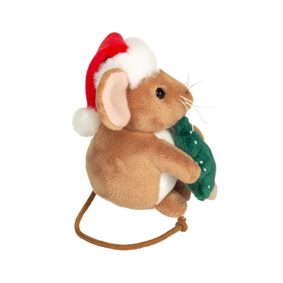 TEDDY HERMANN Świąteczna maskotka Mysz z Choinką 11 cm