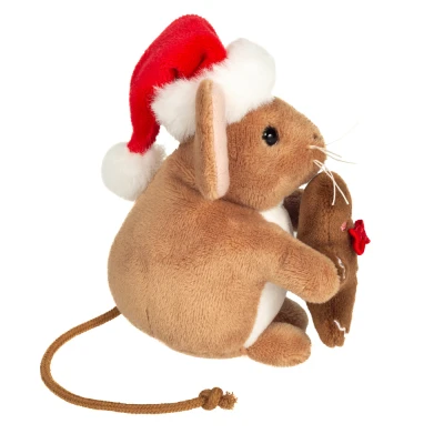 TEDDY HERMANN Świąteczna maskotka Mysz z Piernikiem 11 cm