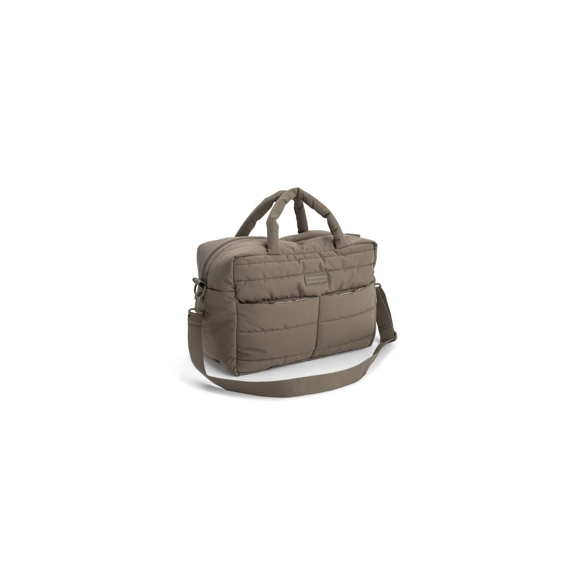 Done by Deer Torba do wózka z przewijakiem pikowana Taupe 24L