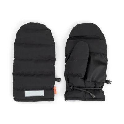 Done by Deer Rękawiczki do Wózka 2w1 Black Mufki dla Rodzica