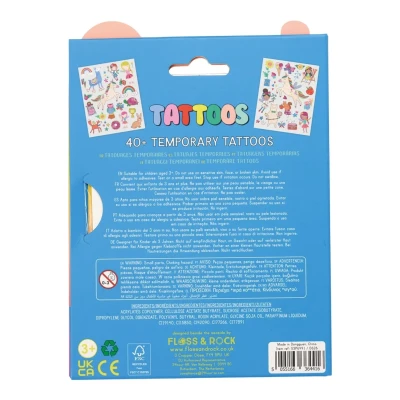 FLOSS & ROCK Tatuaże zmywalne Tęczowe Wróżki