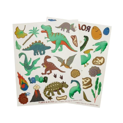 Tatuaże zmywalne Dinozaury Floss & Rock | Pan Piksel