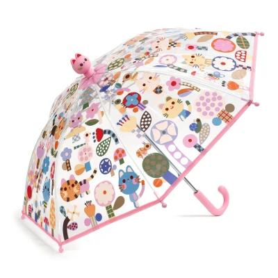 DJECO Parasol przeciwdeszczowy KOTKI