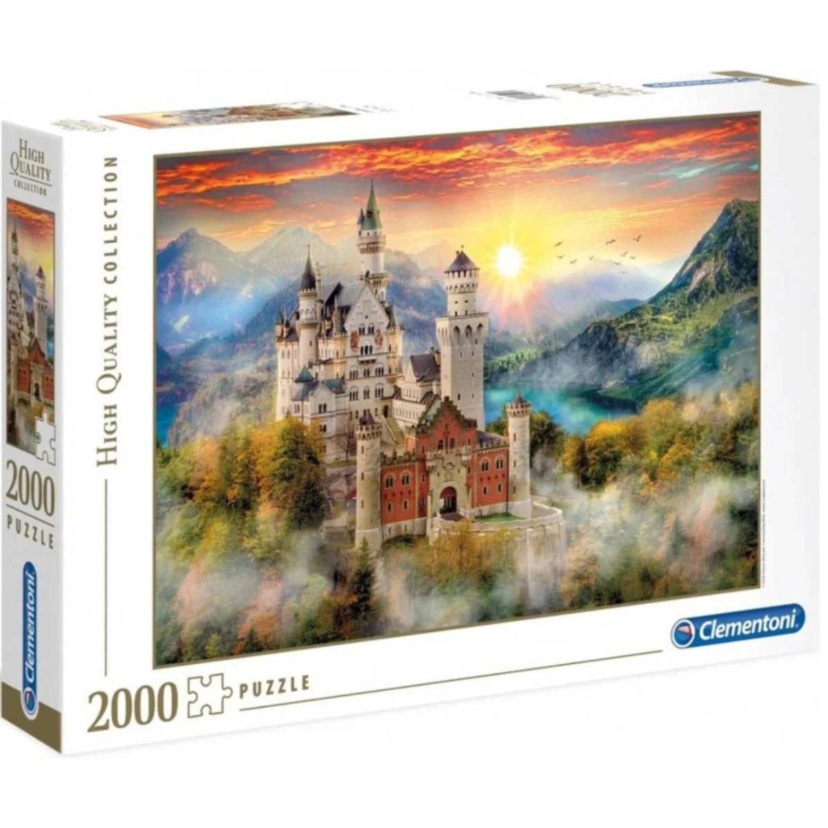 Clementoni 32559 Puzzle 2000 El HQ Neuschwanstein