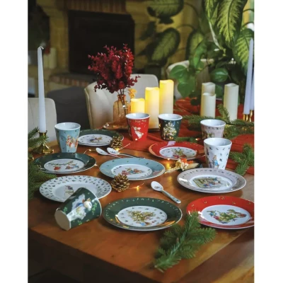 PETIT JOUR PARIS Talerzyk fi 20 cm Królik Piotruś Christmas