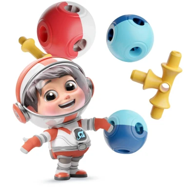 KUB Planet magnetyczne klocki konstrukcyjne 3D 20